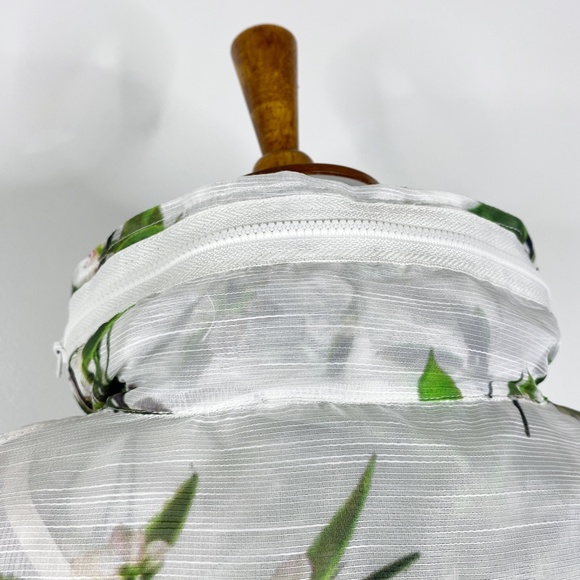 NWT Luii Sheer Branches Jacket Sz. S Lightweight w/Hood - Picture 9 of 16